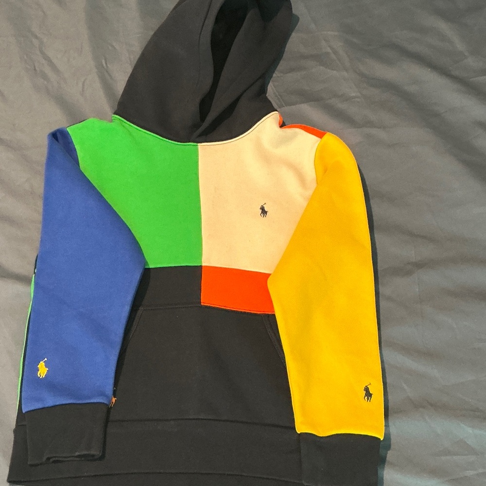 Multicolor Panel Hoodie by Polo Ralph Lauren
